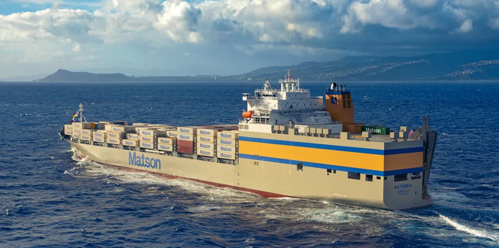 Matson’s Hawaii and Guam container volumes fell in the second quarter.