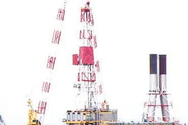 Spill: The Gannet platform, at which a leak was noticed on Wednesday.