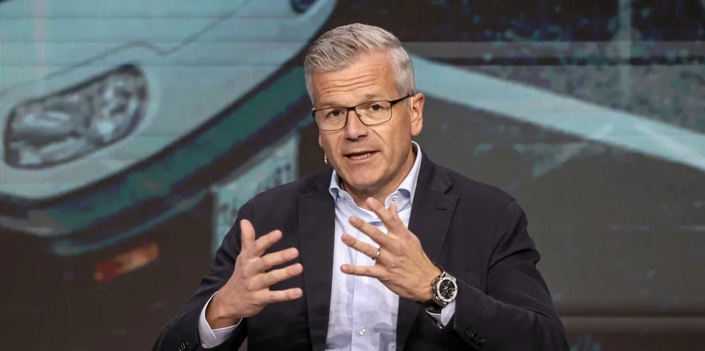 The container ship orderbook remains a problem for Maersk boss Vincent Clerc.