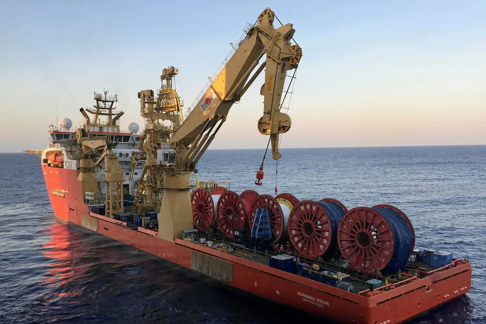 Contract: construction support vessel Normand Vision