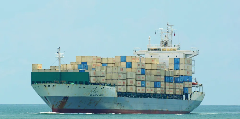 The 2,200-teu Shahr E Kord (built 2012) suffered an explosion, which has been called a 'terrorist attack'.