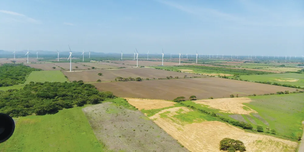 An EDF wind farm in Mexico. GWEC says Latin America has a number of emerging markets where wind can make a rapid impact