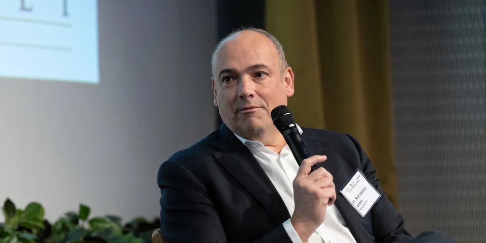 Hapag-Lloyd chief executive Rolf Habben Jansen