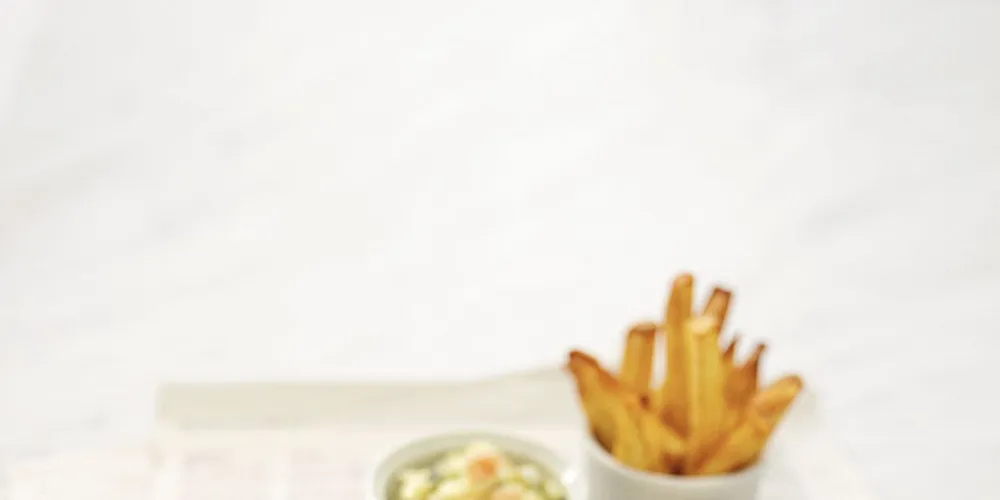 Årlig selges det 400 millioner måltider med Fish and chip i UK. Ill.foto: Fabian Bjørnstjerna