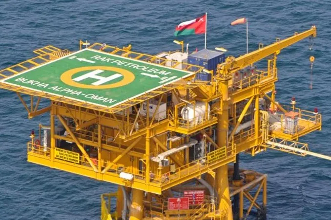 Hub: the Bukha field platform receives flows from West Bukha