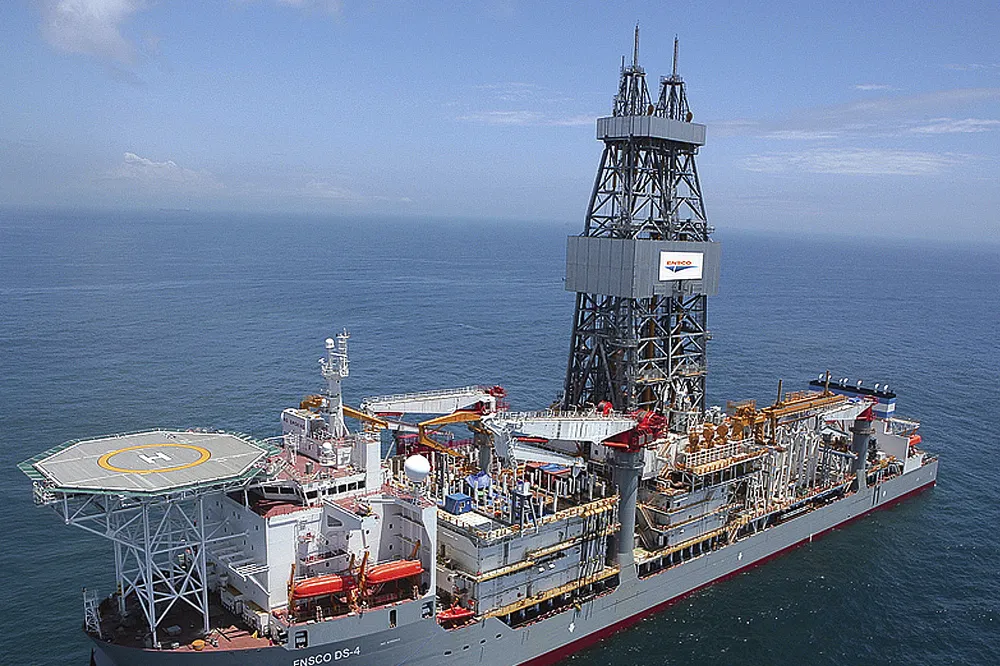 Utilisation: Ensco DS-4 one of many stacked rigs for driller