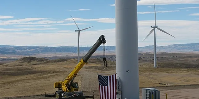 Top of the World wind farm in Wyoming