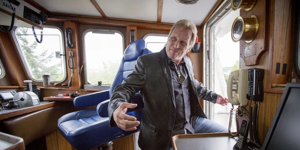 - Detta e ikkje nåke eg har valgt, me hadde aldri trodd det sko bli så populært, sa Hansen til Fbfi på ekte Åkra-dialekt under besøket i 2010. Her fra Pacific Fishermen Shipyard i 2015. Foto: Ørjan F. Ellingvåg
