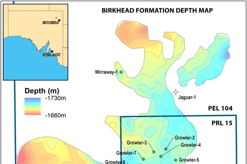 New find: the location of the Spitfire oilfield in South Australia's Cooper basin