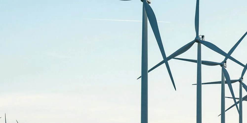 . South Plaines wind farm in Texas, USA, with Vestas turbines.