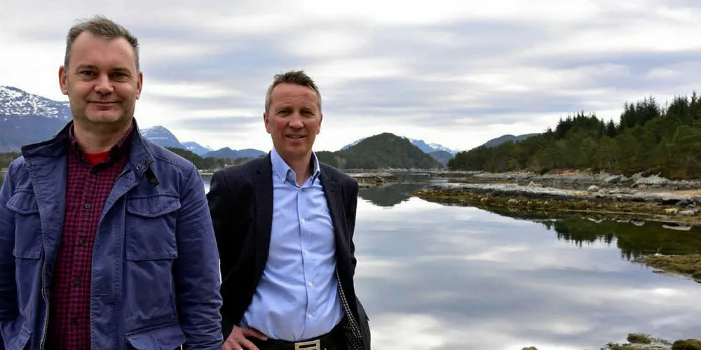 Norwegian politician Ola Teigen and co-founder of Nekst Martin Ramsdal.