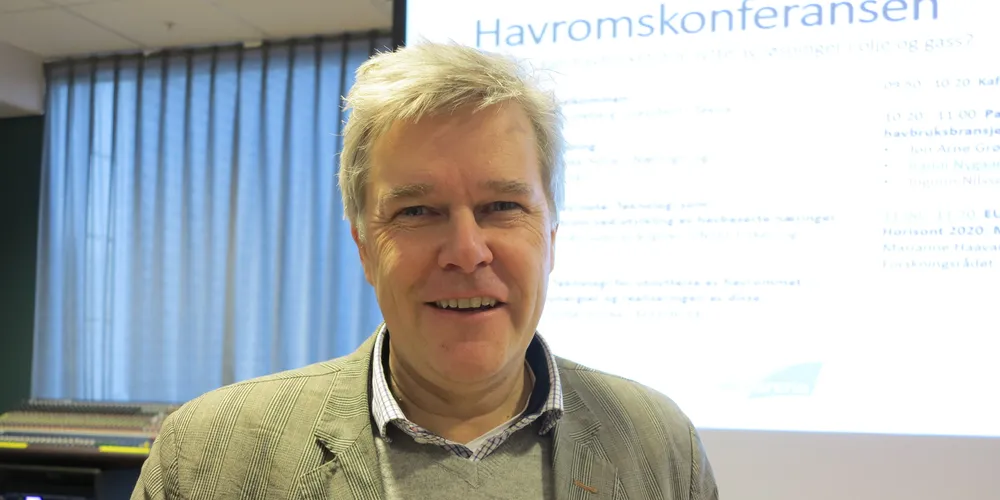 Jon Arne Grøttum i Sjømat Norge er glad for fleksibiliteten i det nye forslaget frå Fiskeridepartementet. (Foto: Nils Torsvik)