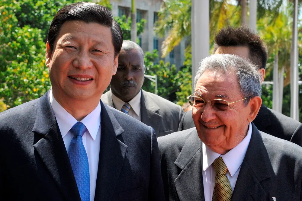 Russian MoU: Xi Jinping (left) was on hand to see deal signed with Russia