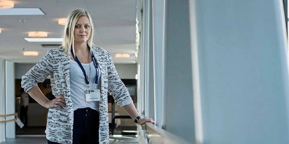 Olje- og energiminister Tina Bru la i dag fram den første hydrogenstrategien noensinne sammen med statsrådskollega Sveinung Rotevatn.