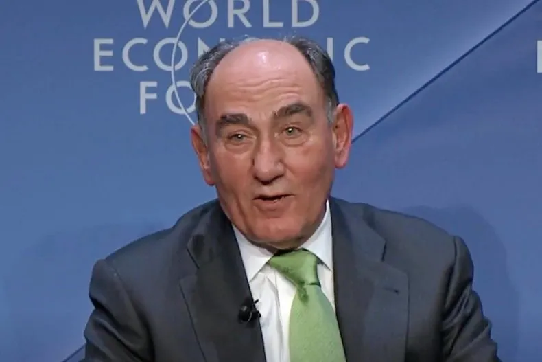 Iberdrola executive chairman Ignacio Galan at Davos 2024.