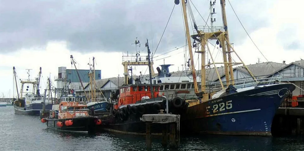 UK Fleet fishing vessels.