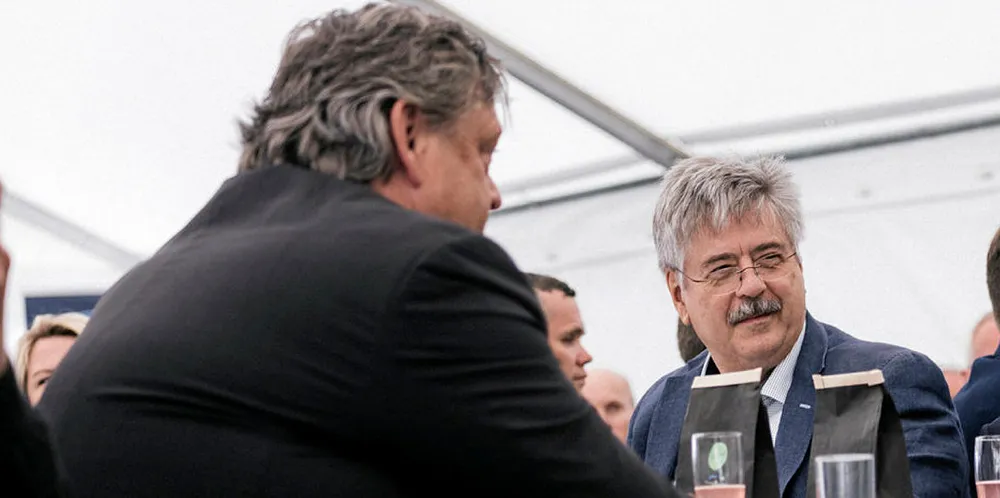 Jakob Hatteland (right) has made two shipping investments in recent weeks.