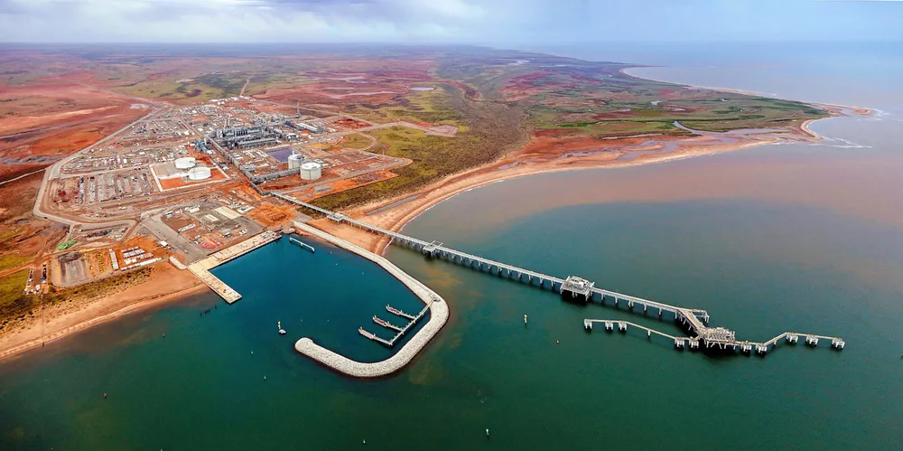 Workers have gone on strike at the the downstream and platform facilities at Chevron's Wheatstone LNG project in Western Australia.