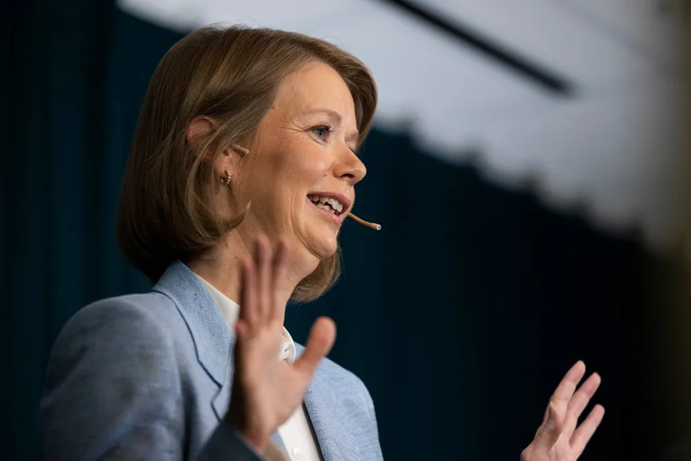 Sentralbanksjef Ida Wolden Bache og resten av rentekomiteen i Norges Bank følger nøye med på prisutviklingen i landet.