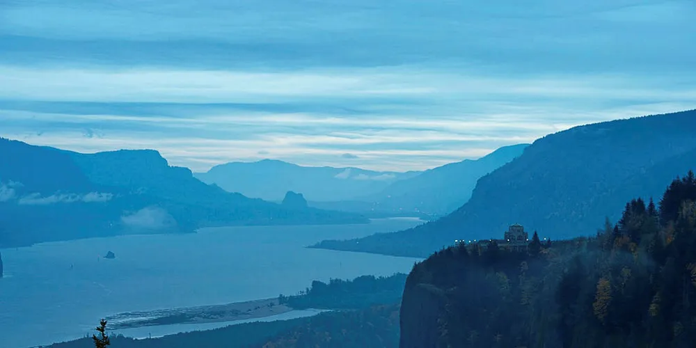 The Columbia River Gorge region is home to a number of major US wind farms. (Photo: Wolfgang Kaehler/LightRocket via Getty Images)