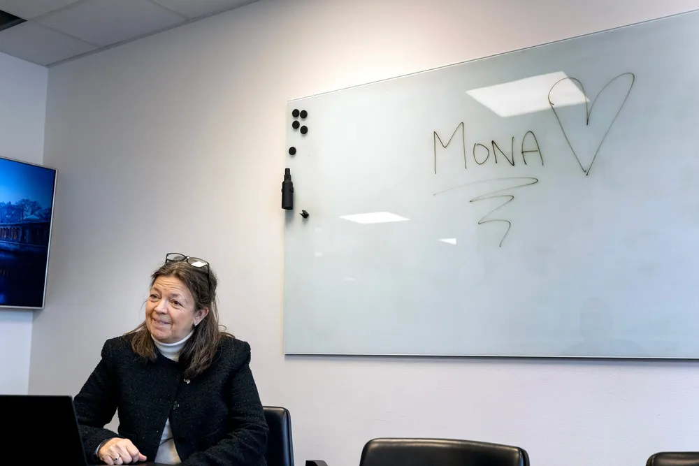 Bildet er ikke arrangert, slik ser det faktisk ut i Samfunnsbedriftenes lokaler. Kanskje et resultat av at Mona Adolfsen akkurat har blitt leder i Samfunnsbedriftene Energi.