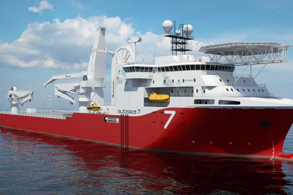 Newbuild order: for Hyundai Heavy Industries