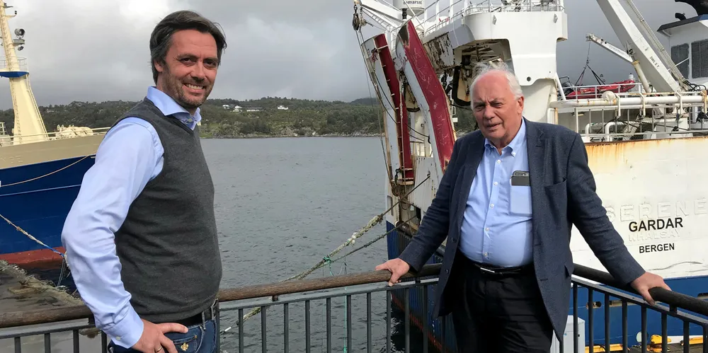 Christian Halstensen og Inge Halstensen fronter familiekonsernet i Bekkjarvik i Austevoll.