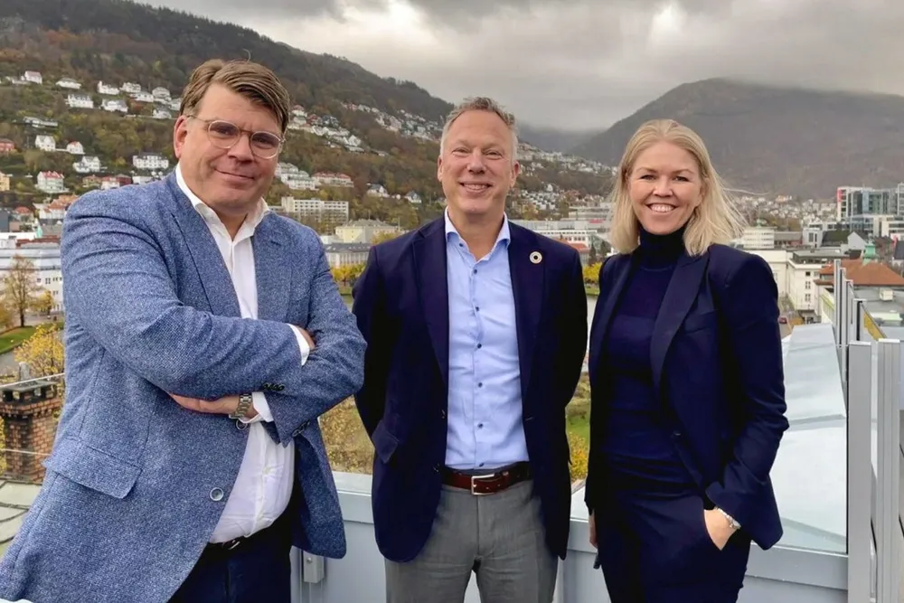 Sigvald Sveinbjørnsson (t.v.), Ole Jørgen Eikanger Siv Remøy Vangen.
