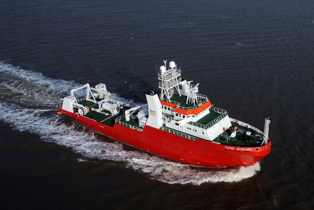 Fortuna job: for Fugro and the Fugro Searcher