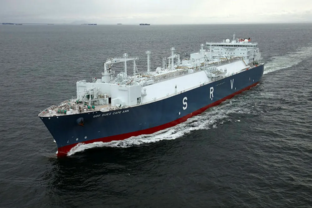 Increased stake: for Hoegh LNG in the GDF Suez Cape Ann (pictured) and the Neptune FSRUs