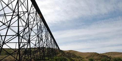 The landmark bridge at Lethbridge, home city of the Blackspring Ridge project