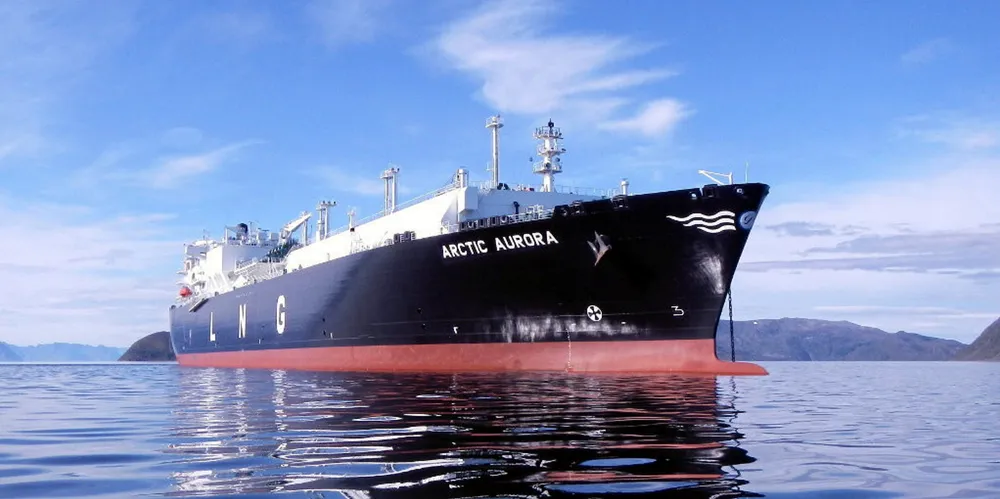 The 154,900-cbm ice-class Arctic Aurora (built 2013) is one of the six vessels owned by Dynagas LNG Partners.