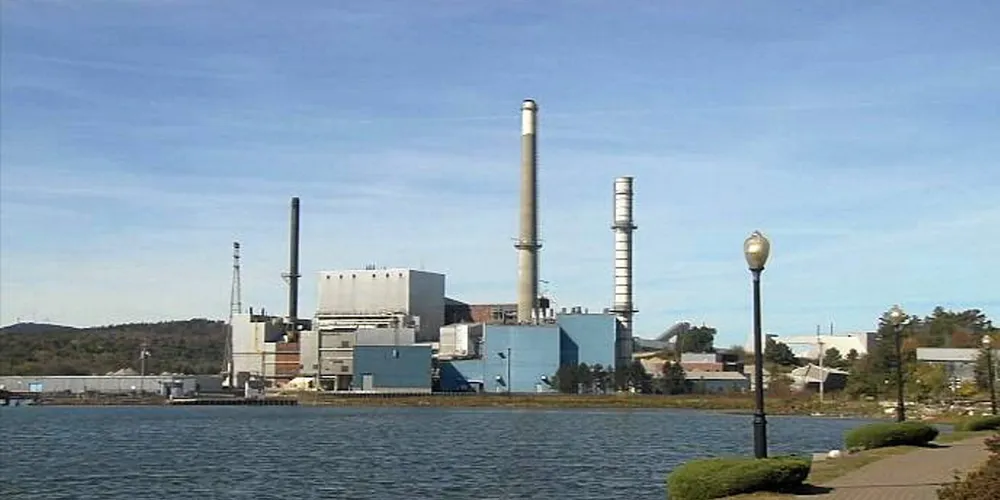 The site of the former Verso Paper Mill in Bucksport, Maine, is the planned location for land-based salmon farming project Whole Oceans.