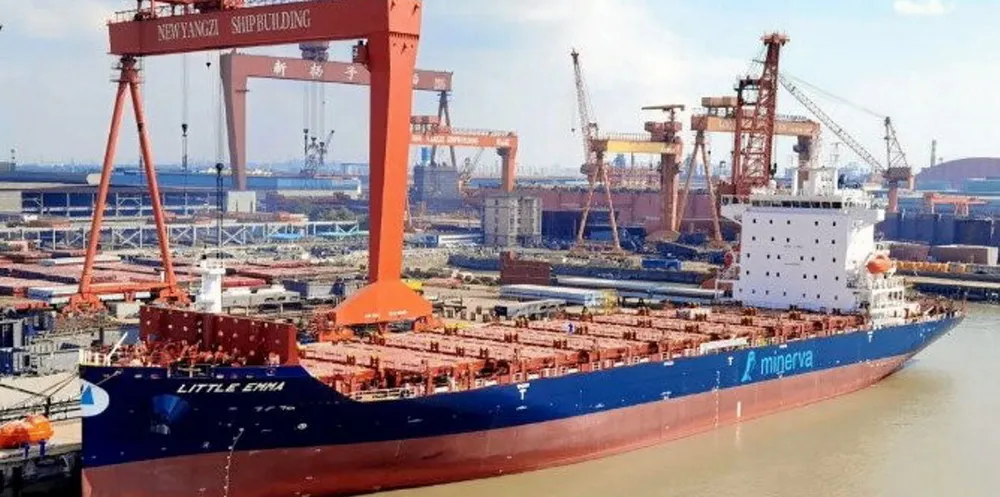 The 1,844-teu Little Emma (built 2023) was the first of two standard Bangkokmax newbuildings ordered by the Greek owner in 2022 for approximately $30m each.
