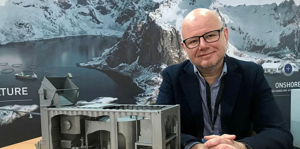 Roy Glomset, development engineer at MMC First Process, has developed a mobile silage plant.