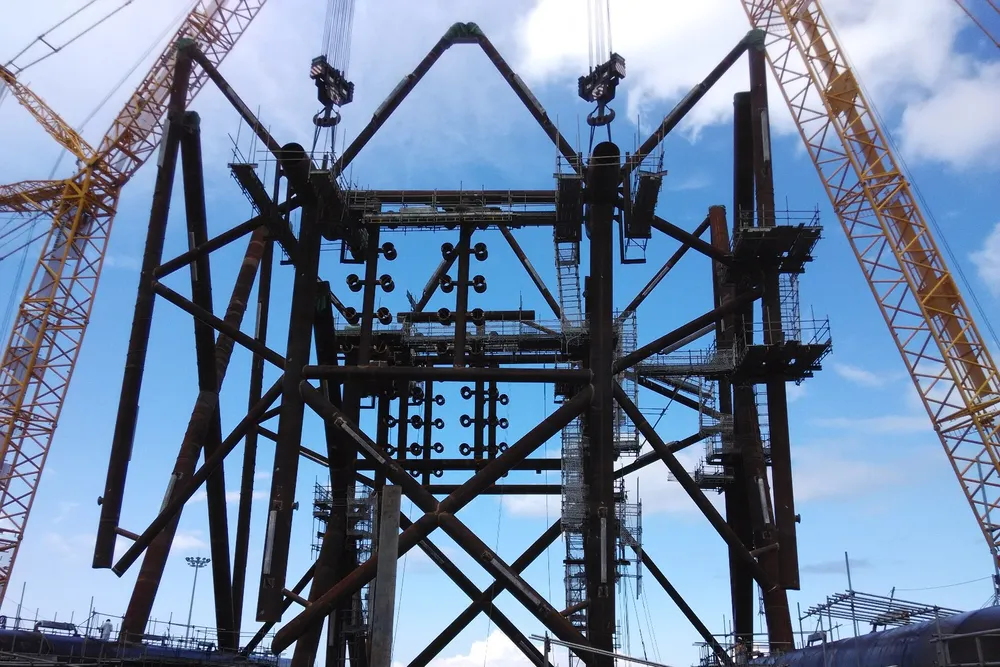 New joint venture: COOEC Zhuhai is now building one of four wellhead platforms for PTTEP’s Zawtika 1B gas field development off Myanmar.