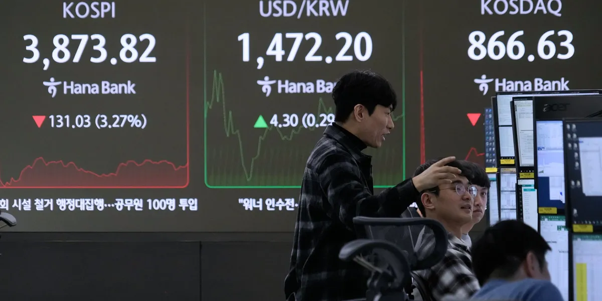 KI-uro og yen-press utløser kraftig børsfall i Asia