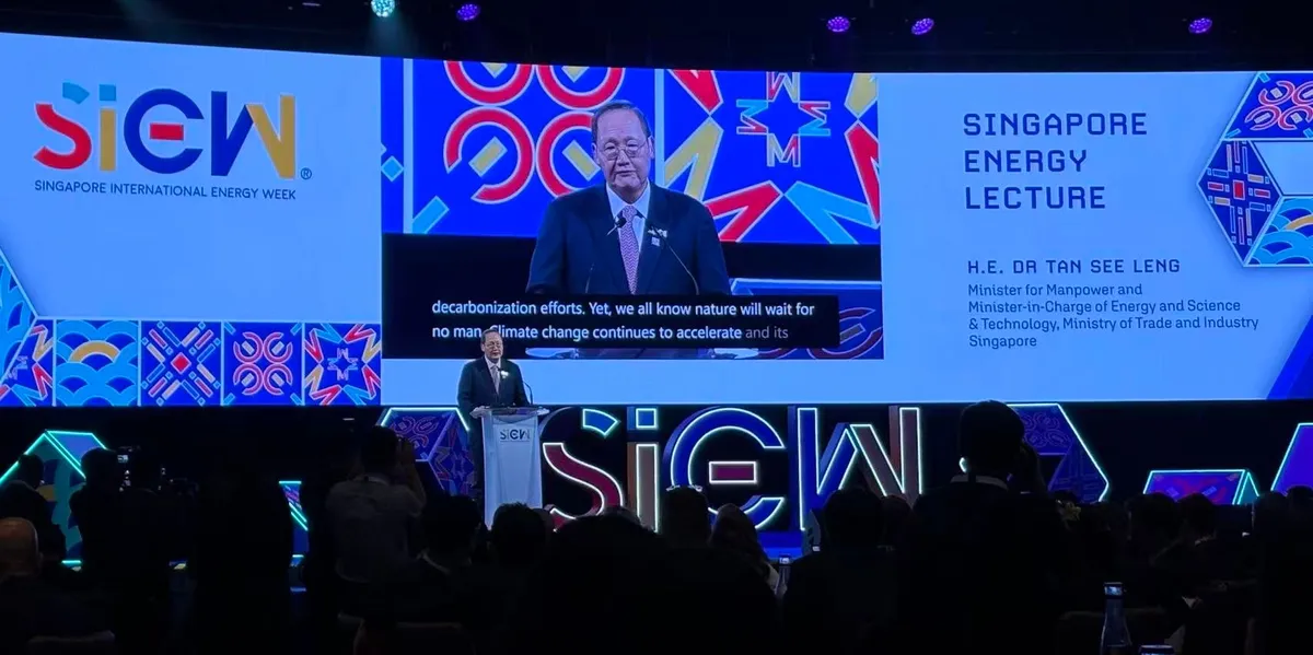 Natural gas ‘fundamental’ for energy system reliability: Singapore’s Minister-in-charge of Energy and Science & Technology