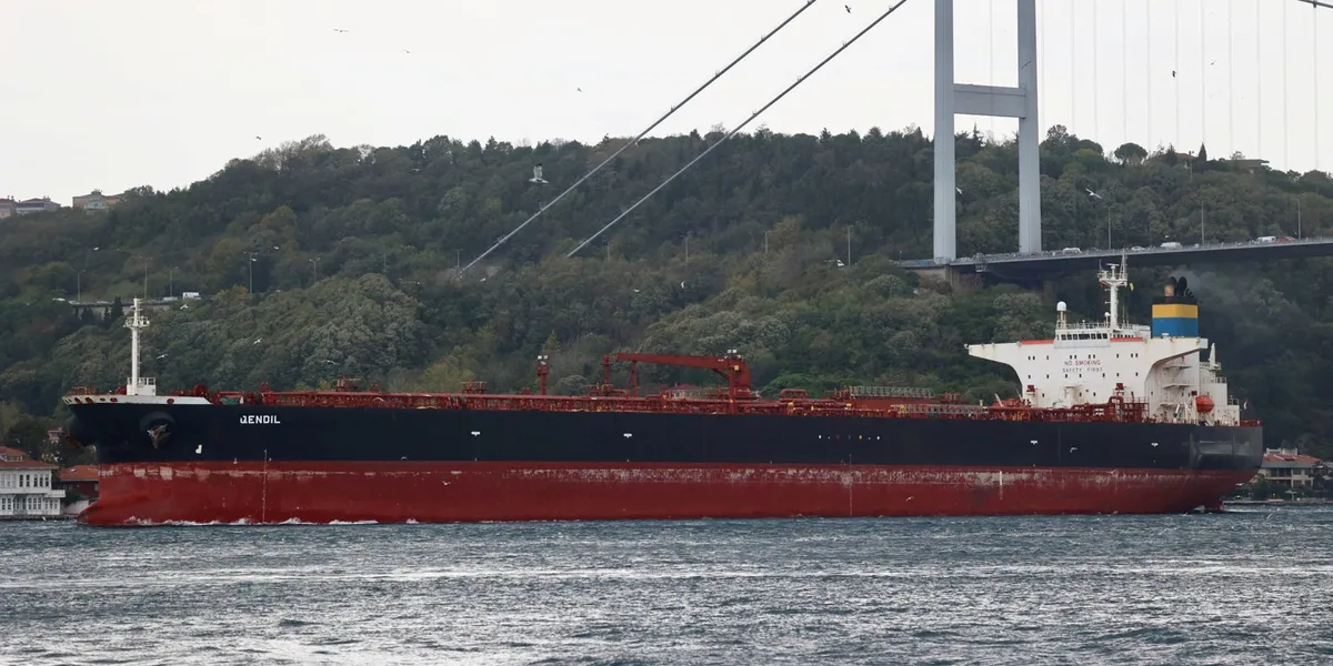 Sanctioned tanker hit in Ukrainian drone attack runs aground