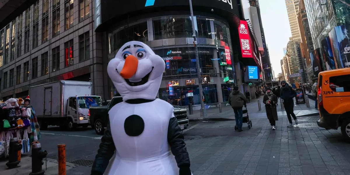 Laber årsavslutning på Wall Street