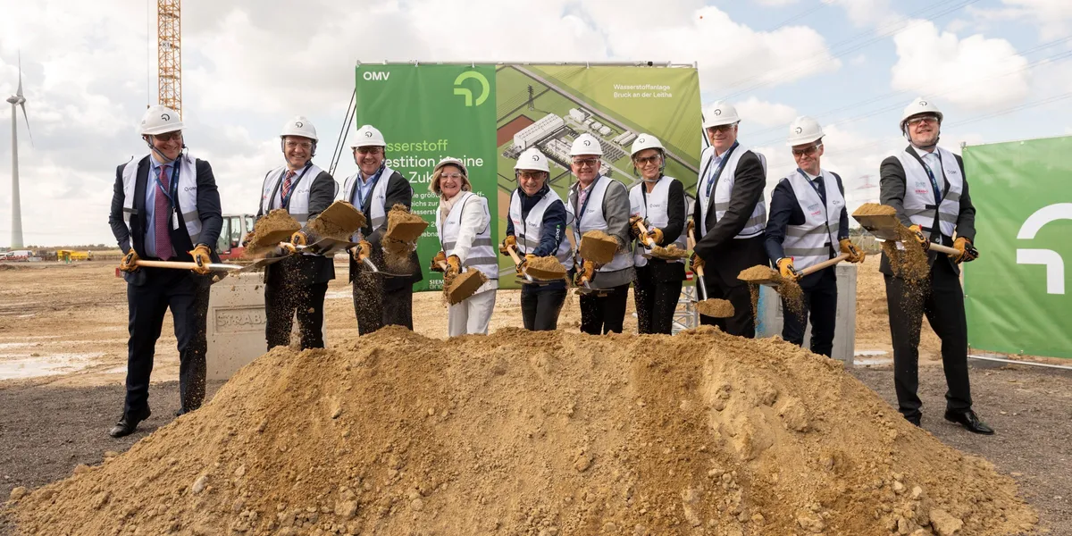 OMV starts work on Austria's largest green hydrogen project