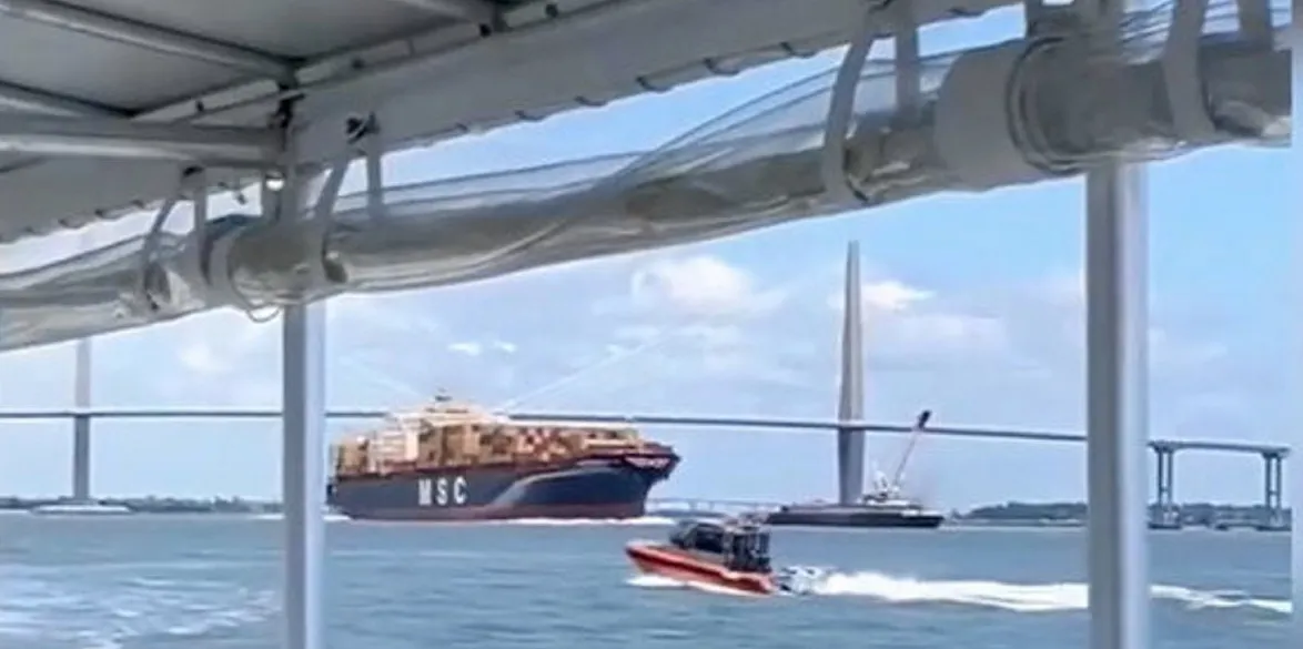 US bridge closed after MSC container ship lost control at ‘full throttle’