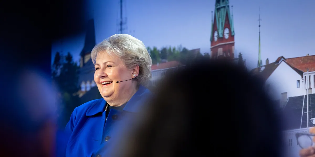 Høyre-lederen om angrep fra Frp: – Jeg har veldig god selvkontroll