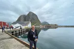 Tore Valderhaug holdt i sommer en tale i Lofoten. Den vakte sterke reaksjoner blant laksemotstandere i Chile.