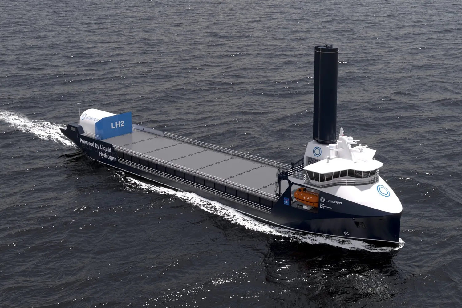 Rendering of LH2's liquid hydrogen vessel