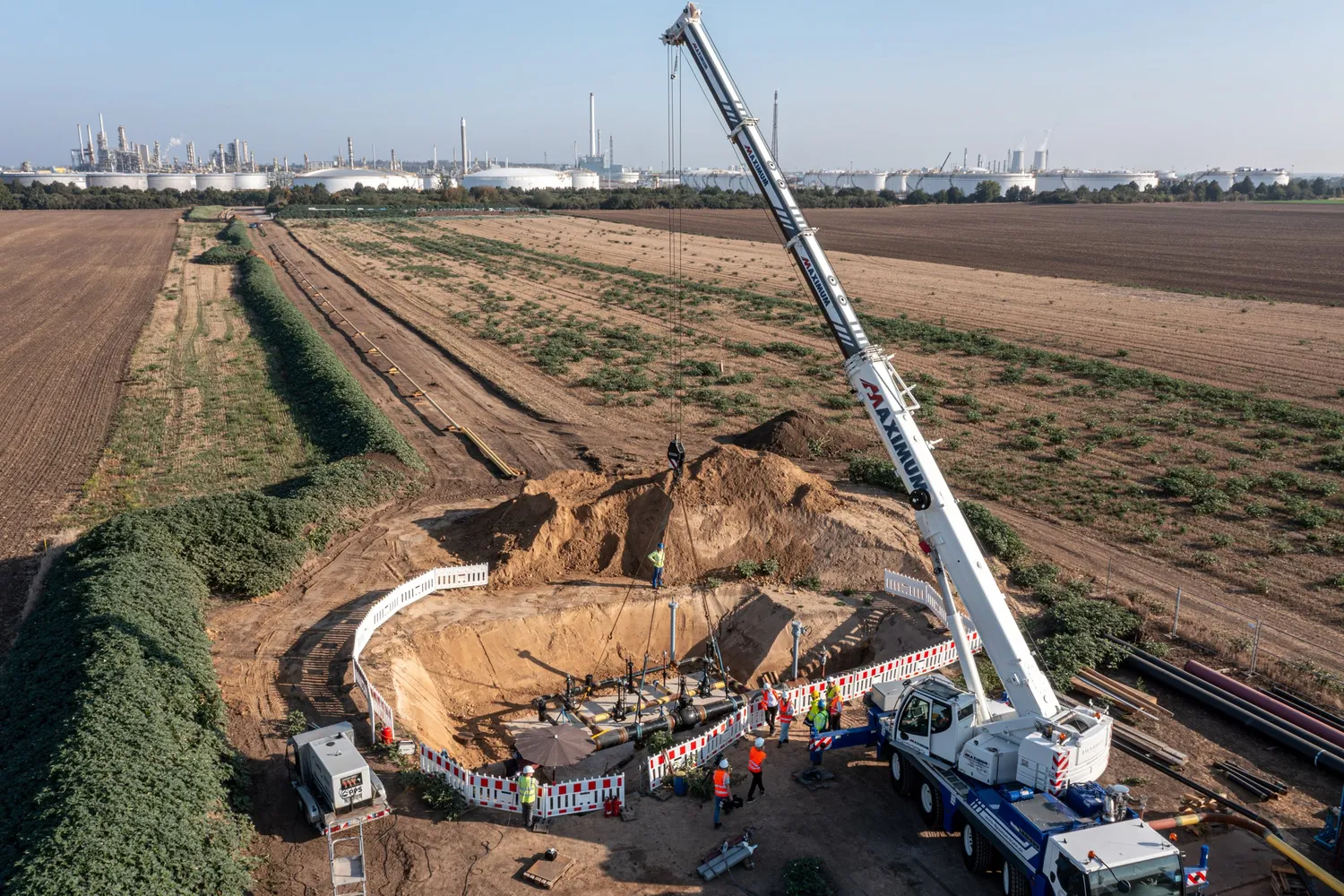 Development of the hydrogen pipeline connection between Bad Lauchstädt Energy Park and the Leuna refinery