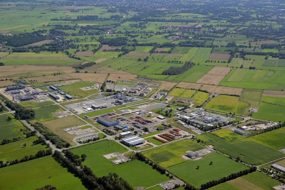 Etzel gas storage facility in Germany