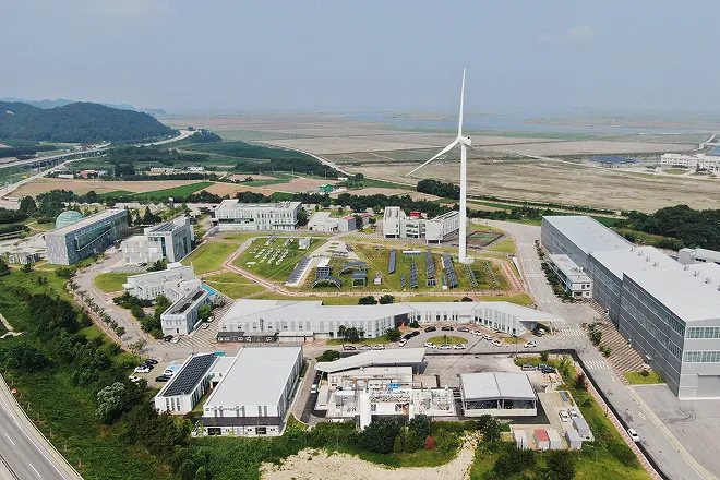 Hyundai's green hydrogen project in Buan, South Korea.