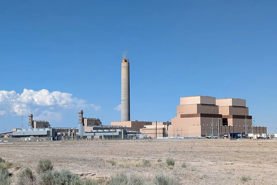The refurbished Intermountain Power Plant in Delta, Utah