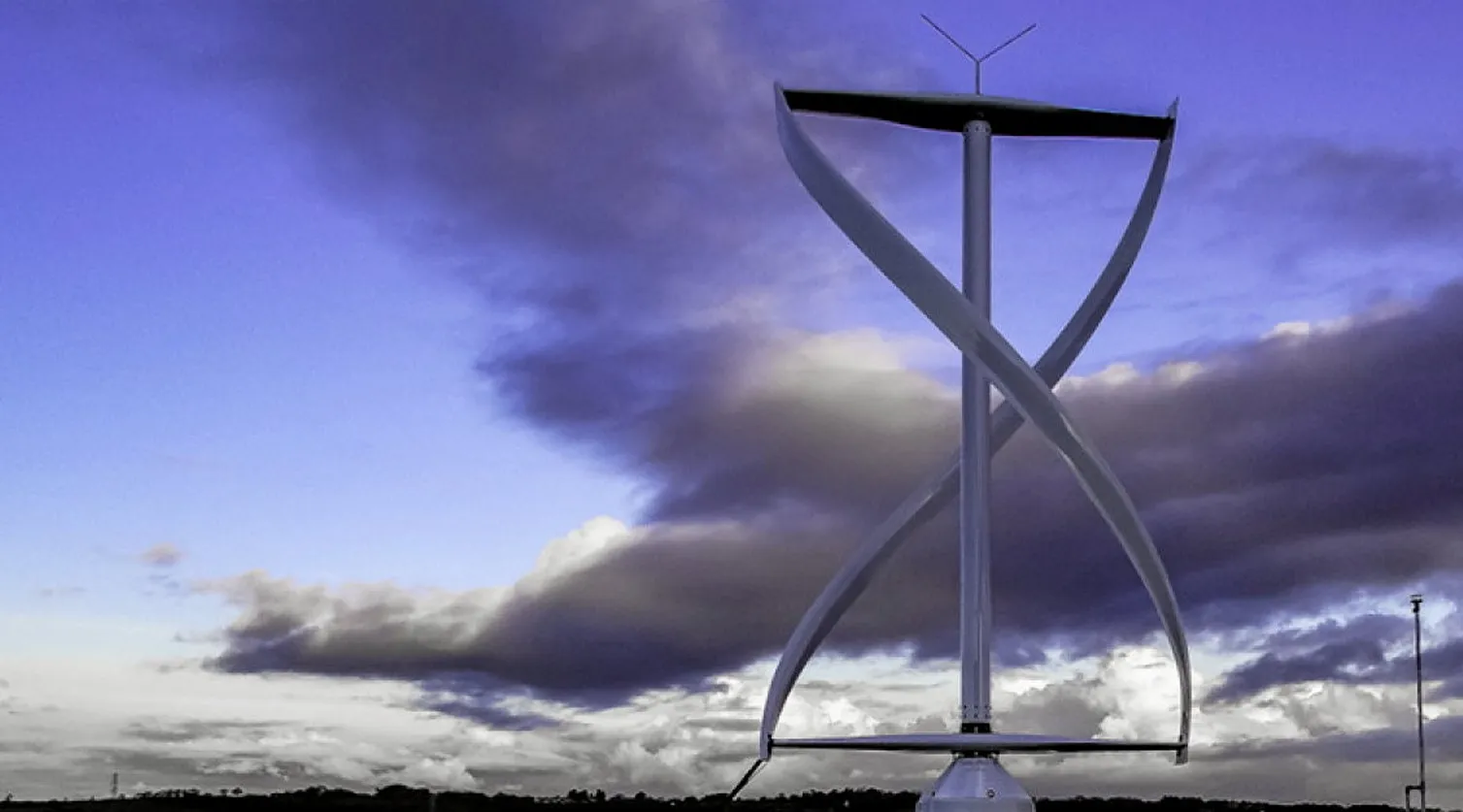 Vertical Axis Wind Turbine Rooftop